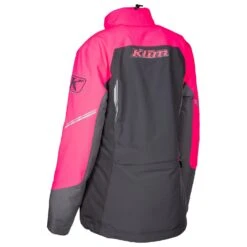 Klim Women's Strata Jacket -Motorcycle Clothing Shop 3145 001 Asphalt 20 20Knockout 20Pink 06