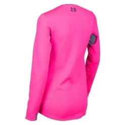 Klim Women's Solstice Shirt 2.0 -Motorcycle Clothing Shop 3201 003 Knockout 20Pink 20 20Castlerock 20Gray 06