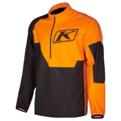 Klim Revolt 1/4 Zip Pullover -Motorcycle Clothing Shop 3214 006 Black 20 20Strike 20Orange 01