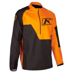 Klim Revolt 1/4 Zip Pullover -Motorcycle Clothing Shop 3214 006 Black 20 20Strike 20Orange 05