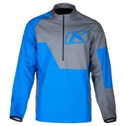 Klim Revolt 1/4 Zip Pullover -Motorcycle Clothing Shop 3214 006 Electric 20Blue 20Lemonade 20 20Castlerock 03