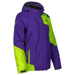 Klim Women's Allure Jacket 36 Klim Women's Allure Jacket -Motorcycle Clothing Shop 3369 008 Heliotrope 20 20Hi Vis 05