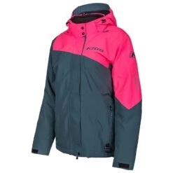 Klim Women's Allure Jacket 38 Klim Women's Allure Jacket -Motorcycle Clothing Shop 3369 008 Petrol 20 20Knockout 20Pink 01