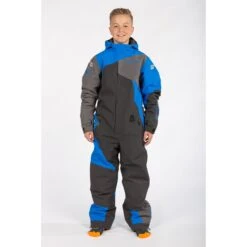 Klim Railslide One-piece Youth Monosuit 20 Klim Railslide One-piece Youth Monosuit -Motorcycle Clothing Shop 4036 Y00 Electric 20Blue 20Lemonade 20 20Asphalt 01