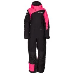 Klim Women's Vailslide One-piece 32 Klim Women's Vailslide One-piece -Motorcycle Clothing Shop 4058 001 Black 20 20Knockout 20Pink 03