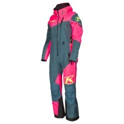 Klim Women's Shredsa One-piece -Motorcycle Clothing Shop 4060 000 Petrol 20 20Knockout 20Pink 01