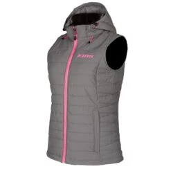 Klim Women's Arise Vest 36 Klim Women's Arise Vest -Motorcycle Clothing Shop 4083 003 Knockout 20Pink 20 20Castlerock 20Gray 01