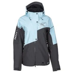 Klim Women's Alpine Jacket -Motorcycle Clothing Shop 4088 004 Asphalt 20 20Crystal 20Blue 03