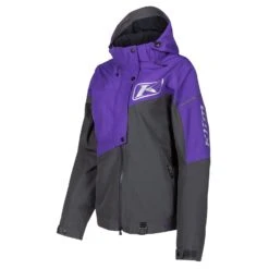 Klim Women's Alpine Jacket -Motorcycle Clothing Shop 4088 004 Asphalt 20 20Heliotrope 01