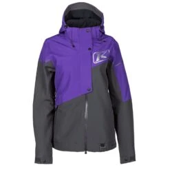 Klim Women's Alpine Jacket -Motorcycle Clothing Shop 4088 004 Asphalt 20 20Heliotrope 03