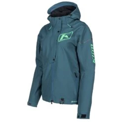 Klim Women's Alpine Jacket -Motorcycle Clothing Shop 4088 004 Petrol 20 20Wintermint 01