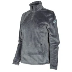 Klim Women's Cascade 1/4 Zip -Motorcycle Clothing Shop 4095 000 Monument 20Gray 20 20Crystal 20Blue 01