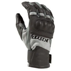 Klim Women's Adventure GTX Short Gloves -Motorcycle Clothing Shop 5027 000 Gray 01
