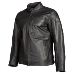 Klim Sixxer Leather Jackets -Motorcycle Clothing Shop 5150 000 Gunmetal 20Black 01
