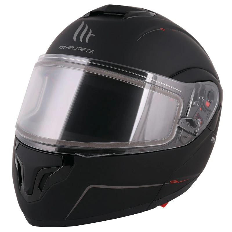 ATOM SV SNOW Tarmac Solid Helmets - Double Shield 5 ATOM SV SNOW Tarmac Solid Helmets - Double Shield - Image 5