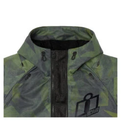 Icon Airform Battlescar Jackets -Motorcycle Clothing Shop AirformBattlescarJacketCamoDetail