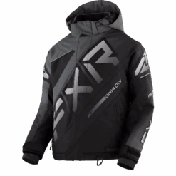 CX Child Jacket 14 CX Child Jacket -Motorcycle Clothing Shop CX Jacket C BlackCharGrey 230410 1006 front