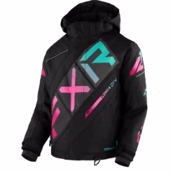 CX Child Jacket 16 CX Child Jacket -Motorcycle Clothing Shop CX Jacket C BlackMintEpink 230410 1054 front