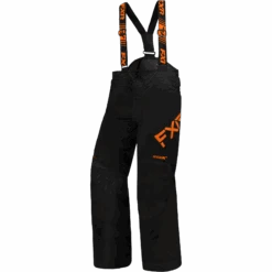 Clutch Youth Pant -Motorcycle Clothing Shop Clutch Pant Yth BlackOrange 230505 1030 front