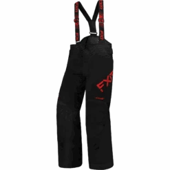 Clutch Youth Pant -Motorcycle Clothing Shop Clutch Pant Yth BlackRed 230505 1020 front