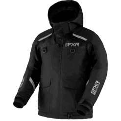Excursion Ice Pro Youth Jacket -Motorcycle Clothing Shop ExcursionIcePro Jacket Ch BlackBlackCamo 220427 1012 Front