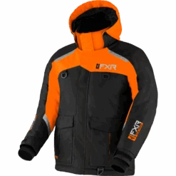 Excursion Ice Pro Child Jacket -Motorcycle Clothing Shop ExcursionIcePro Jacket Ch BlackOrange 220426 1030 Front