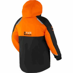 Excursion Ice Pro Youth Jacket -Motorcycle Clothing Shop ExcursionIcePro Jacket Ch BlackOrange 220427 1030 back