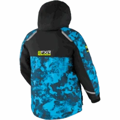 Excursion Ice Pro Youth Jacket -Motorcycle Clothing Shop ExcursionIcePro Jacket Ch SlateCamoHiVis 220427 5865 back
