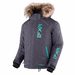 Fresh Child Jacket -Motorcycle Clothing Shop Fresh Jacket C MidGreyHeatherMint 230418 0752 front