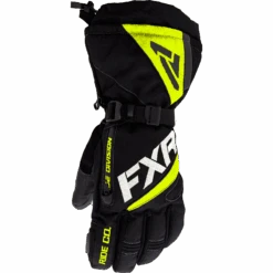 Fuel Glove -Motorcycle Clothing Shop Fuel Glove M BlackHiVis 220810 1065 front