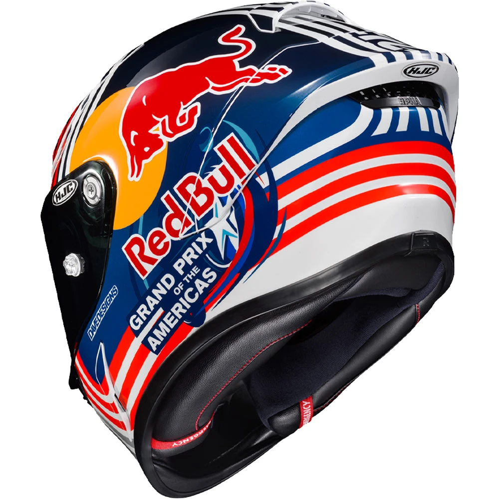 HJC RPHA 1N Austin Red Bull GP Helmet 3 HJC RPHA 1N Austin Red Bull GP Helmet - Image 3