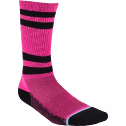 Turbo Athletic Socks 8 Turbo Athletic Socks -Motorcycle Clothing Shop TurboAthleticSock E.Pink 211651 9448 front