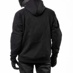 Icon Uparmor Hoodies 11 Icon Uparmor Hoodies -Motorcycle Clothing Shop UparmorHoodie Black Back