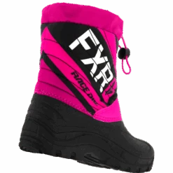 Octane Youth/Child Boots -Motorcycle Clothing Shop Yth Octane Blackfuchsia 190717 1090 back