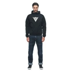 Dainese Daemon-X Safety Hoodie Full Zip -Motorcycle Clothing Shop daemon x safety hoodie full zip black black white 10e5d0c3 3788 4ca4 adcb 9cbdccf77564