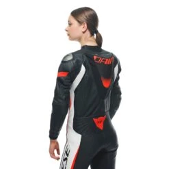 Dainese Grobnik One Piece Perf. Lady Suit -Motorcycle Clothing Shop grobnik lady leather 1pc suit perf black white fluo red 535e4843 9e68 4d5a 9431 354755fa0c3c