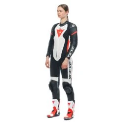 Dainese Grobnik One Piece Perf. Lady Suit -Motorcycle Clothing Shop grobnik lady leather 1pc suit perf black white fluo red f3b858fa 1f0c 4720 bdd4 6fe831aa17e6