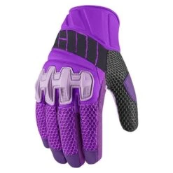 Icon Women's Overlord 2 Gloves -Motorcycle Clothing Shop icon womens overlord 2 gloves womens motorcycle gloves icon purple xs 825101