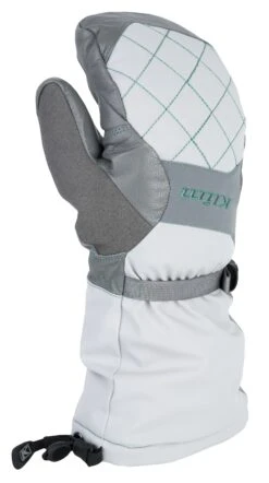 Klim Women's Allure Mittens -Motorcycle Clothing Shop klim allure mittens womens snowmobile gloves klim graymint xs 131248